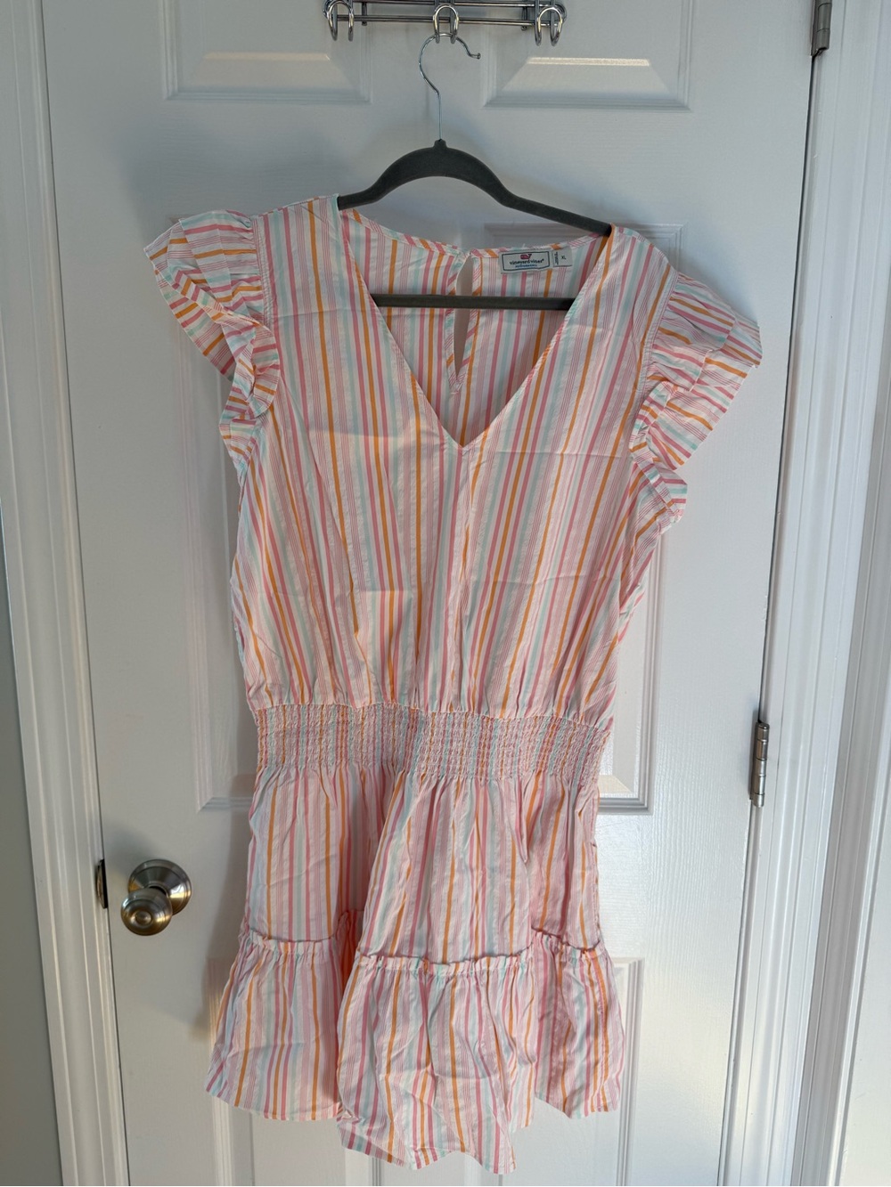 Womens Multi-Stripe Summer Dress